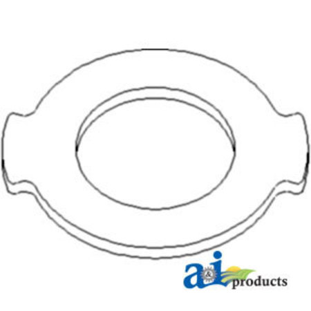 A & I PRODUCTS Plate, Brake Wear 7" x7" x0.2" A-1341163C3